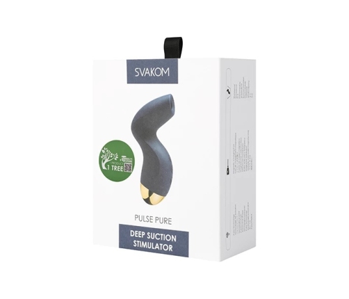 Svakom - Pulse Pure Deep Suction Stimulator Dark Blue