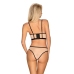 Obsessive Nudelia 2-Piece Nude Set S/M with Glitter Detailing