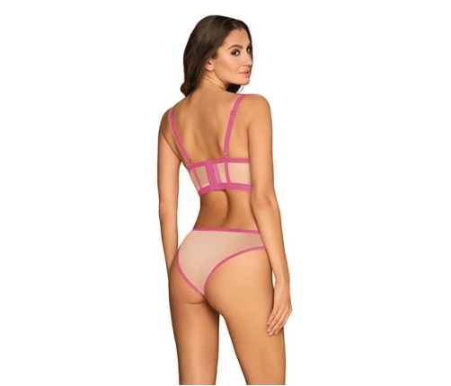 Obsessive - Nudelia 2-pcs Set Pink S/M