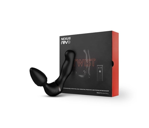 Nexus - Revo Twist Double Toy Anal & Prostate Massager Black