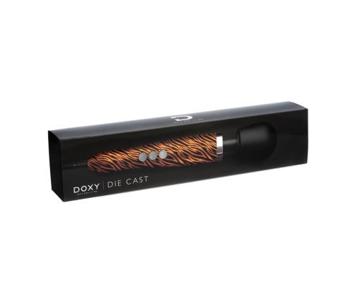 Doxy Die Cast Wand Massager Tiger - Premium Metal Intimate Machine, EU Plug