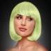 Pleasure Wigs Cici Pink Glow-In-The-Dark Bob Neon Effect
