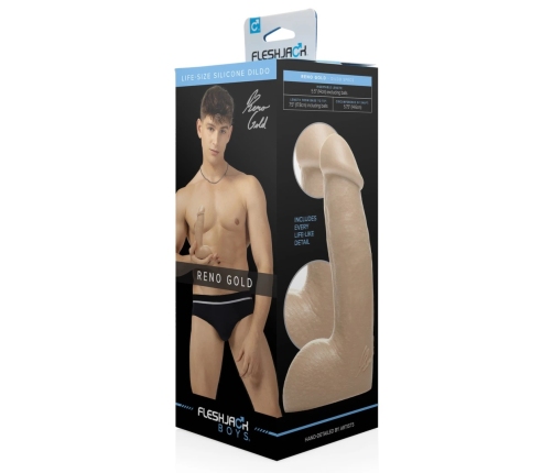 Fleshjack Boys - Reno Gold Dildo