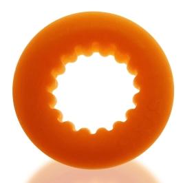 Oxballs Axis Rib Griphold Plus+Silicone Ring Orange Ice 5 cm