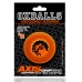 Oxballs Axis Rib Griphold Plus+Silicone Ring Orange Ice 5 cm