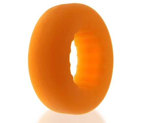 Oxballs Axis Rib Griphold Plus+Silicone Ring Orange Ice 5 cm