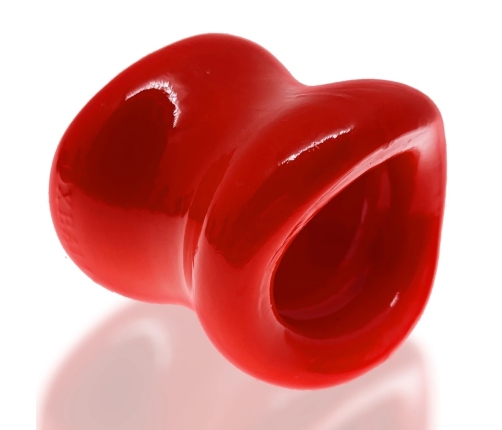 Oxballs Mega Squeeze Ergofit Ballstretcher Red Flexible Design 6cm