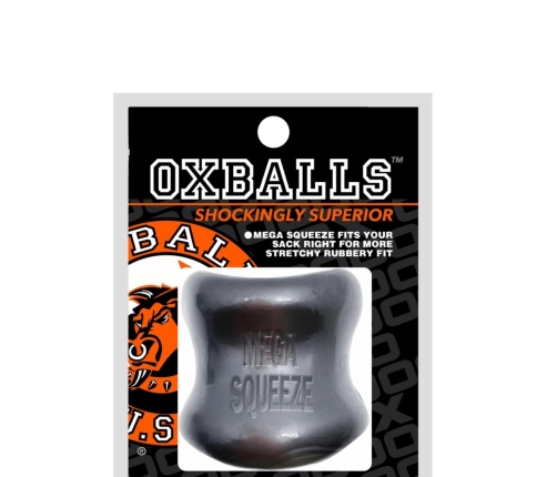 Oxballs Mega Squeeze Ergofit Ballstretcher Steel - Flexible Anatomical Design