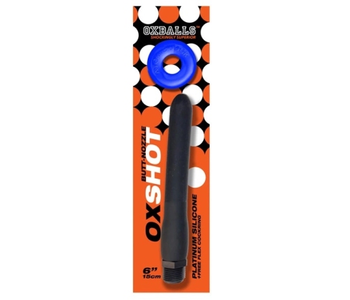 Oxballs Oxshot Platinum Silicone 6" Cleansing Hose & Flex Ring Set
