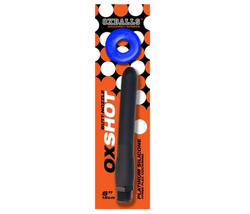Oxballs Oxshot Platinum Silicone 6" Cleansing Hose & Flex Ring Set