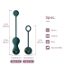 Magic Motion - Crystal Duo Smart Kegel Vibrator with Weight Set
