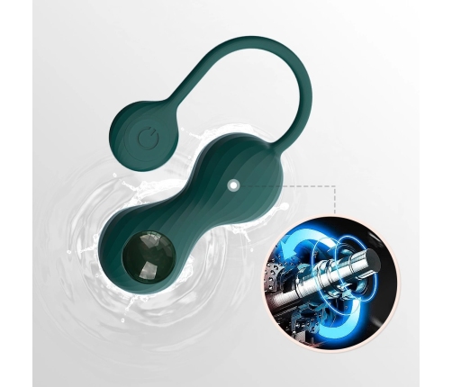 Magic Motion - Crystal Duo Smart Kegel Vibrator with Weight Set