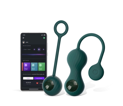Magic Motion - Crystal Duo Smart Kegel Vibrator with Weight Set