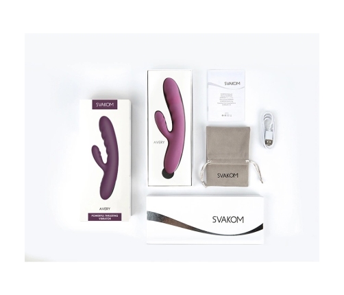 Svakom - Avery Powerful Thrusting Vibrator Lilac