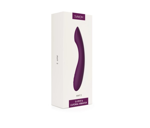 Svakom - Amy 2 G-Spot & Clitoral Vibrator Violet