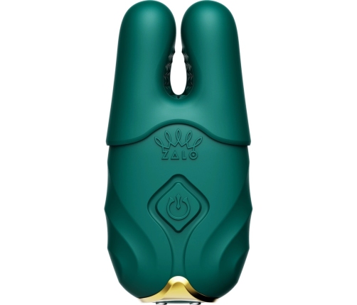 ZALO Nave Turquoise Green - Wireless Vibrating Nipple System, App Control