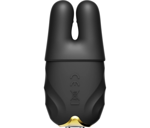 ZALO Nave Obsidian Black - Dual Motor Vibrating Nipple Clamp System