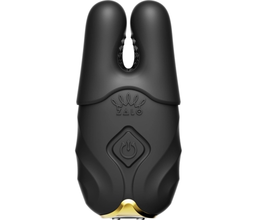 ZALO Nave Obsidian Black - Dual Motor Vibrating Nipple Clamp System