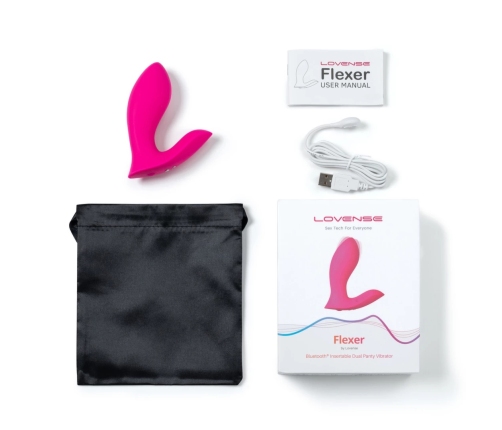 Lovense - Flexer Insertable Dual Panty Vibrator