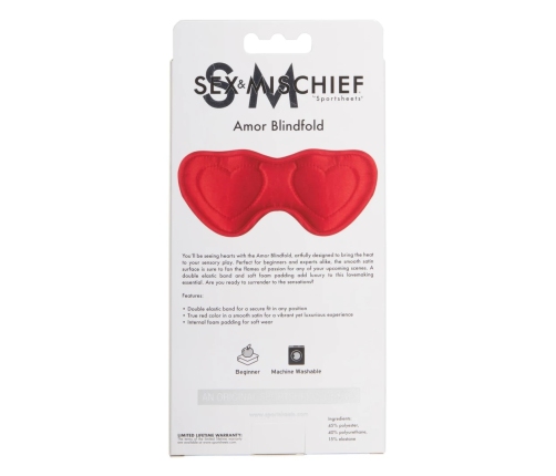 Sportsheets - Sex & Mischief Amor Blindfold