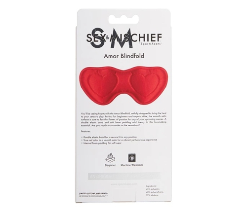 Sportsheets - Sex & Mischief Amor Blindfold