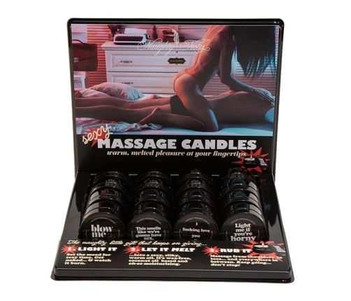Kama Sutra Mini Massage Candles 6-Pack Vanilla Cream Scented Set