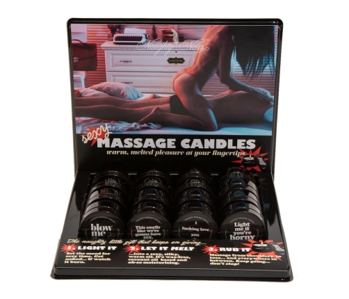 Kama Sutra Mini Massage Candles 6-Pack Vanilla Cream Scented Set