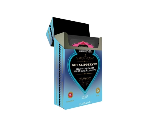 Kama Sutra Sex-To-Go Kit Get Slippery - Travel Lubricant Set 12pcs