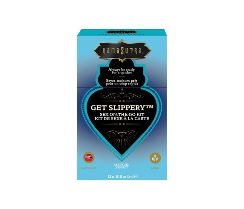 Kama Sutra Sex-To-Go Kit Get Slippery - Travel Lubricant Set 12pcs