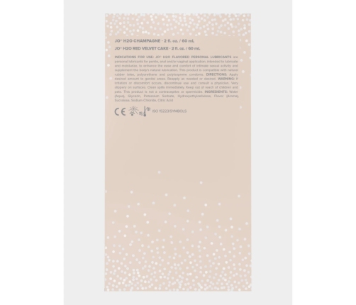 System JO - 20 Year Anniversary Gift Set Champagne 60 ml & Red Velvet Cake