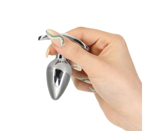 Pillow Talk Sneaky Stainless Steel Plug with Swarovski Crystal & PowerBullet
