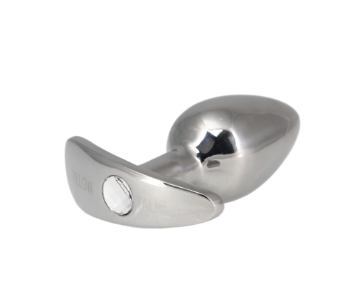 Pillow Talk Sneaky Stainless Steel Plug with Swarovski Crystal & PowerBullet