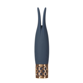 Pillow Talk Playful Blue Mini Wand Massager - Silicone, USB Rechargeable