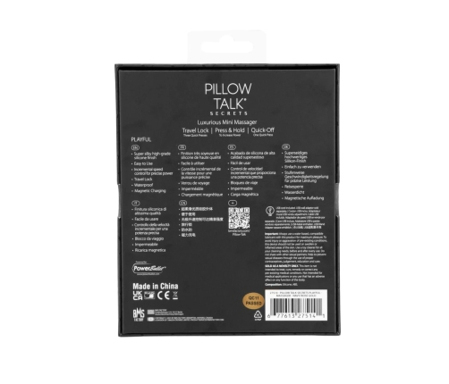 Pillow Talk - Secrets PlayfulClitoral Vibrator Blue