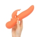 Swan Blossom Rotating & Vibrating Silicone Dual-Action Device Peach