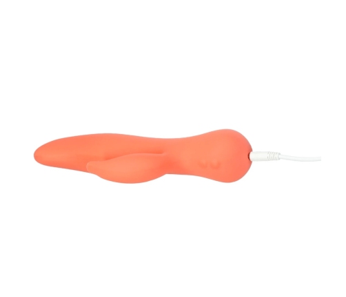 Swan Blossom Rotating & Vibrating Silicone Dual-Action Device Peach