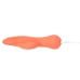 Swan Blossom Rotating & Vibrating Silicone Dual-Action Device Peach