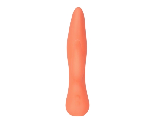 Swan Blossom Rotating & Vibrating Silicone Dual-Action Device Peach