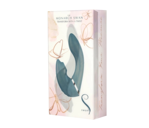 Swan Monarch Transforms Teal - Versatile Silicone Personal Massager