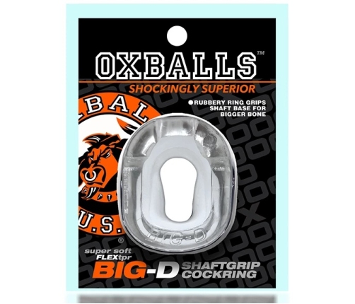 Oxballs Big-D Shaft Grip Transparent Anatomical Support Ring
