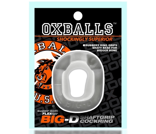 Oxballs Big-D White Flexible Grip Ring Ergonomic Design 9cm