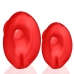 Oxballs Glowhole-1 Red Morph Small Plug with LED Light
