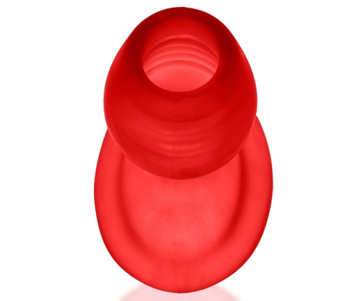 Oxballs Glowhole-2 Hollow Plug Large Red Morph with LED Insert 15.2cm