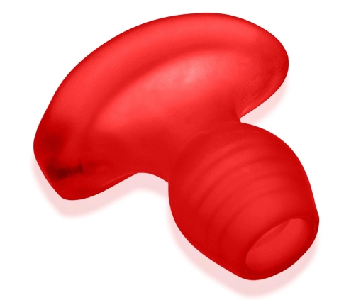 Oxballs Glowhole-2 Hollow Plug Large Red Morph with LED Insert 15.2cm