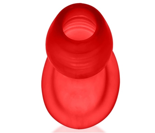 Oxballs - Glowhole-2 Hollow Buttplug with Led Insert Red Morph Large