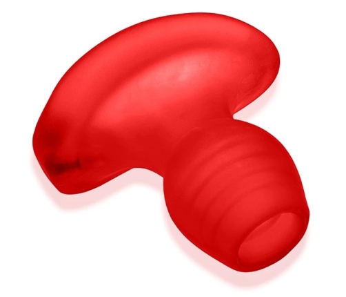 Oxballs - Glowhole-2 Hollow Buttplug with Led Insert Red Morph Large