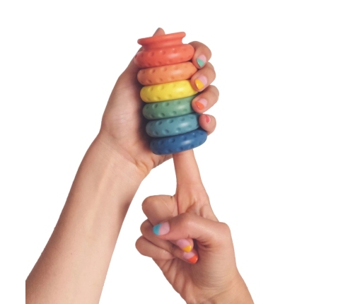 Ohnut - Classic Soft Buffer Rings (Set van 4) Pride Rainbow