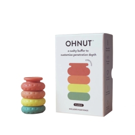 Ohnut Classic Soft Buffer Rings Set of 4 - Pride Rainbow Adjustable Comfort