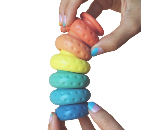 Ohnut - Classic Soft Buffer Rings (Set van 4) Pride Rainbow