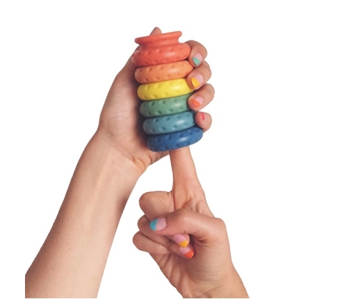 Ohnut - Classic Soft Buffer Rings (Set van 4) Pride Rainbow